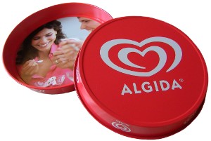 Plechový podnos ALGIDA - rok 2006
